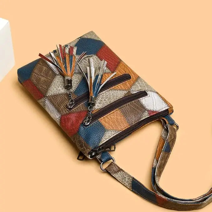 Solana Mosaic Crossbody Bag - Eliza-Warszawa