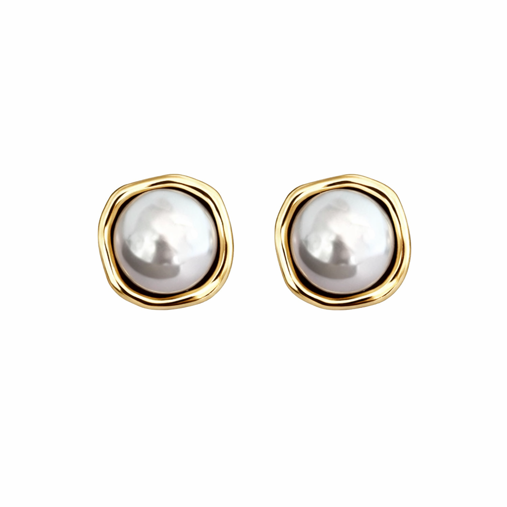 Sophisticated Black Pearl Earrings