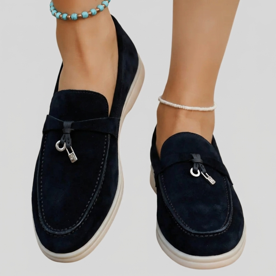Sorelle Women's Suede Loafers - Eliza-Warszawa