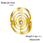 Spiral Gem Ring