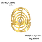 Spiral Gem Ring