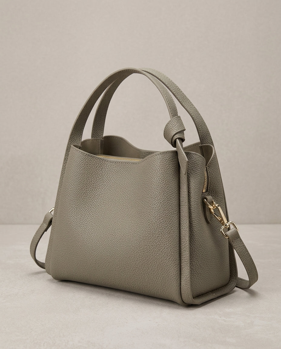 Stella Leather Bucket Bag - Eliza-Warszawa
