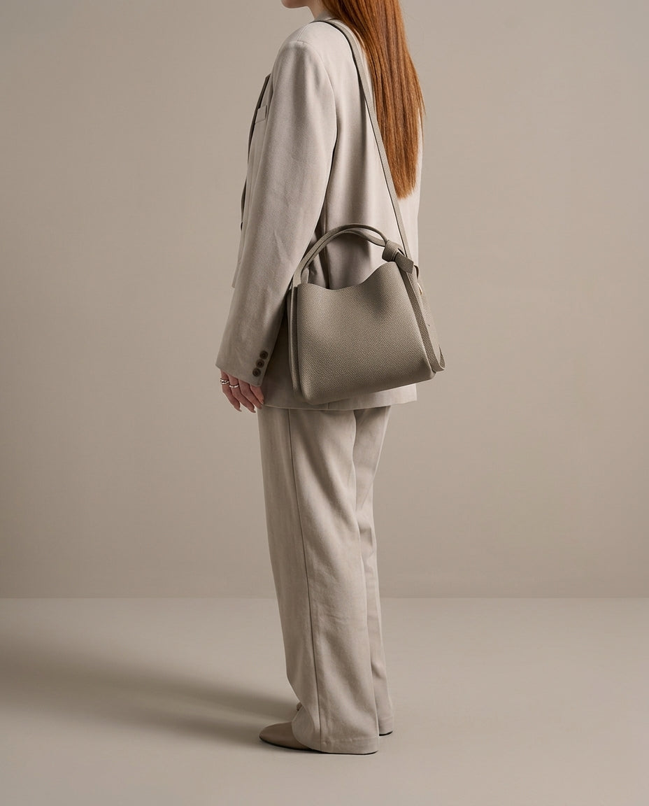 Stella Leather Bucket Bag - Eliza-Warszawa
