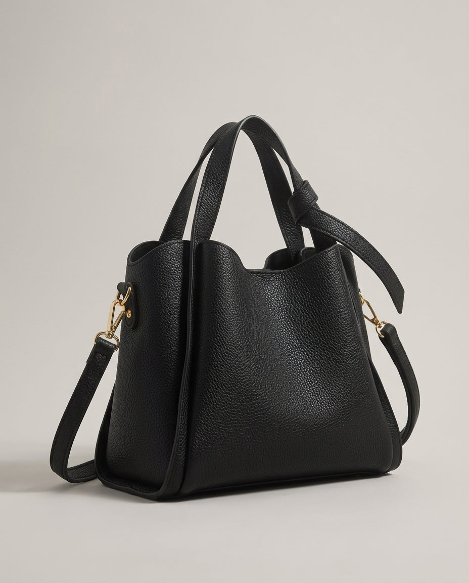 Stella Leather Bucket Bag - Eliza-Warszawa