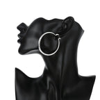 Sterling Silver Circle Hoop Earrings