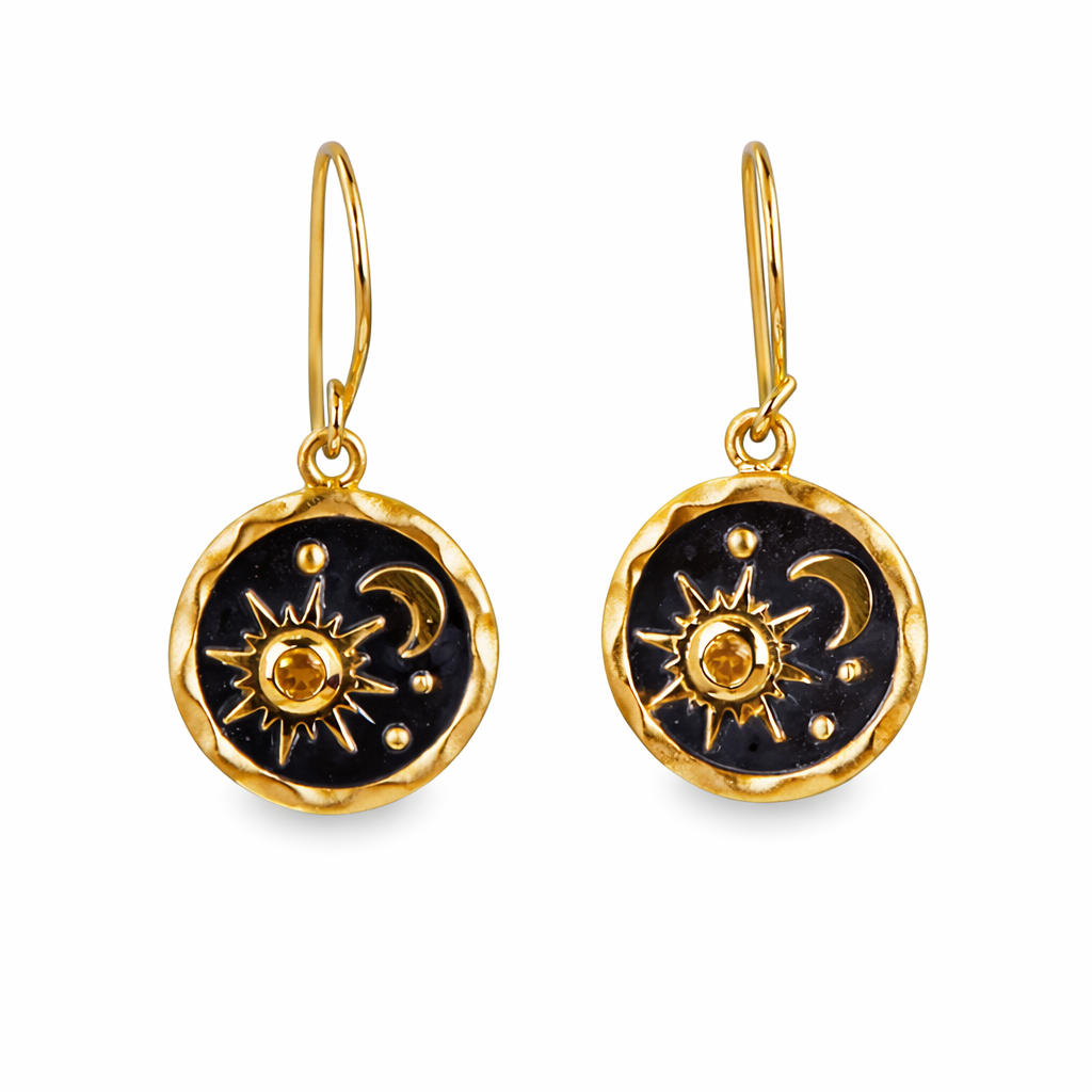 Sun & Moon Boho Earrings