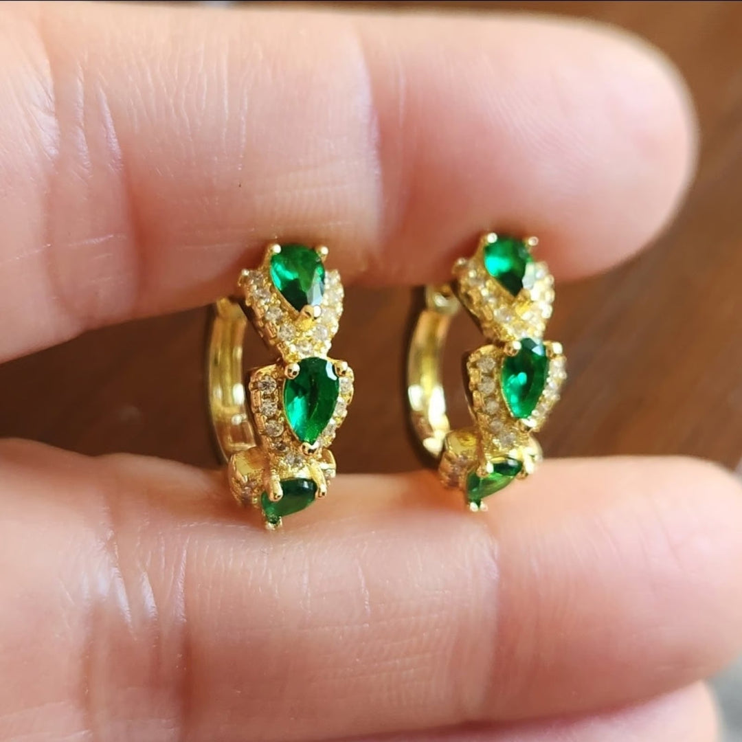 Sylvarra Jadelisse Earrings | Gold - Eliza-Warszawa