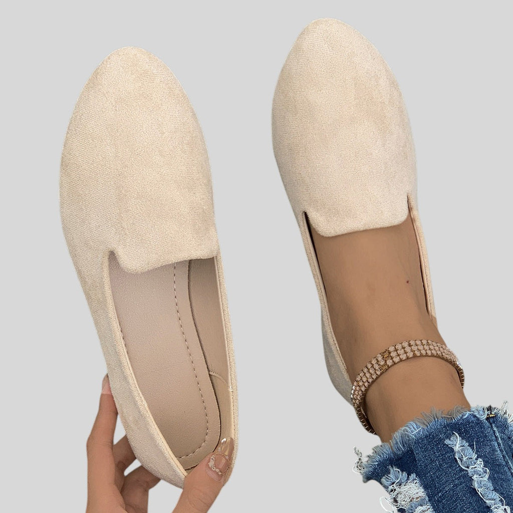 TARA™ - Simple Solid Color Pointed Toe Flat Shoes - Eliza-Warszawa