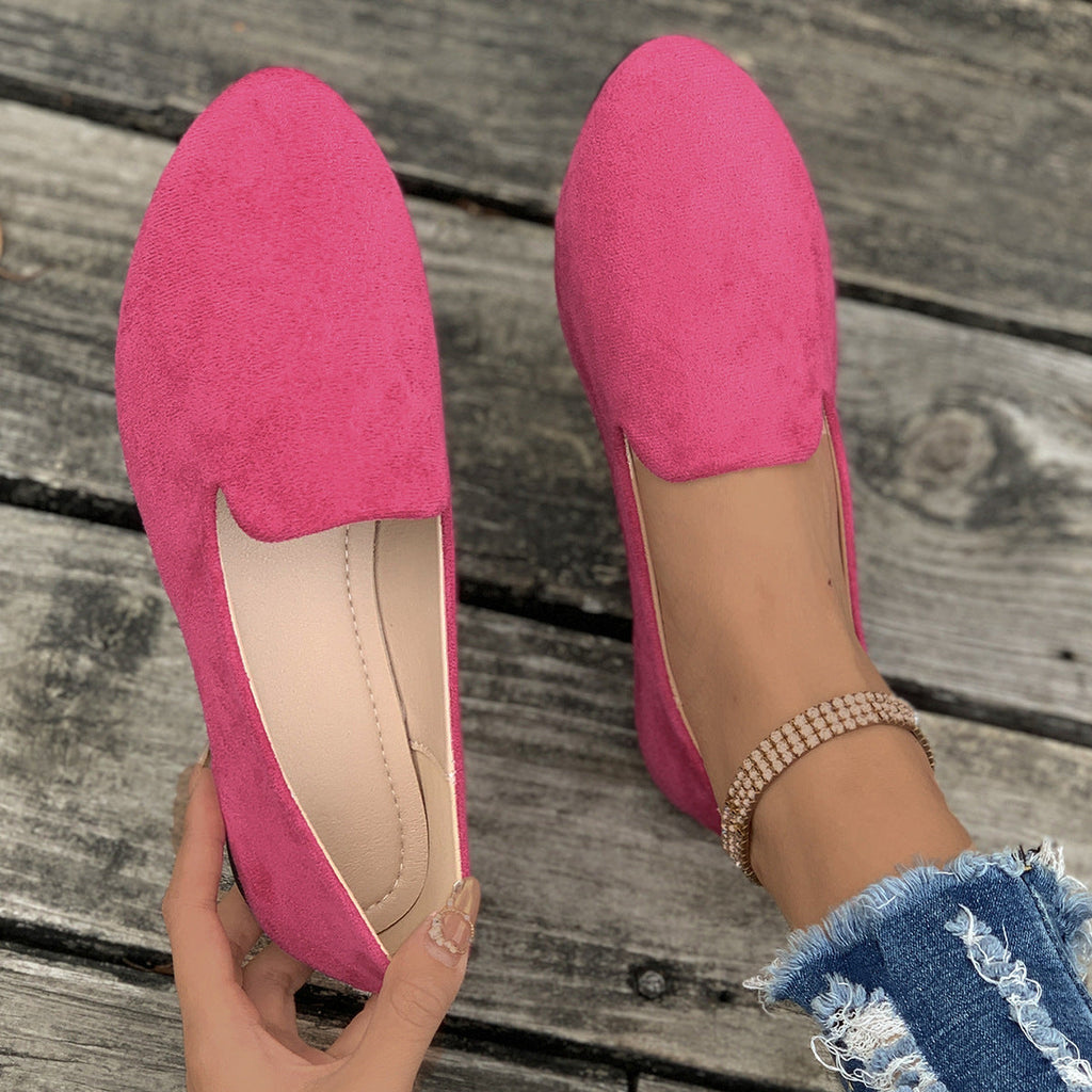 TARA™ - Simple Solid Color Pointed Toe Flat Shoes - Eliza-Warszawa