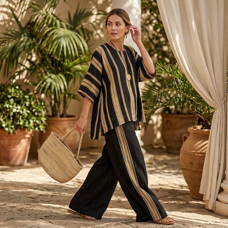 Tamara | Women's Loungewear Set - Eliza-Warszawa
