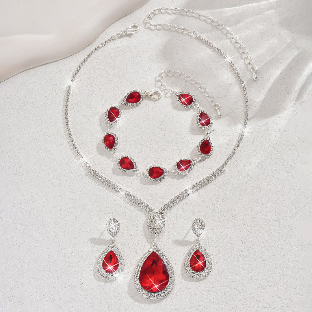 Thalira Bloodwynne Jewelry Set | White Gold - Eliza-Warszawa