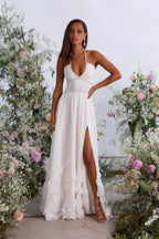 The Scarlette Dress in White - Eliza-Warszawa