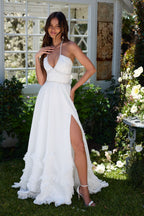 The Scarlette Dress in White - Eliza-Warszawa