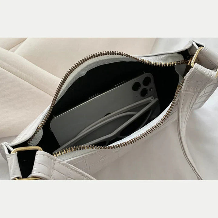 Tilly™ | Shiny alligator-pattern shoulder bag - Eliza-Warszawa