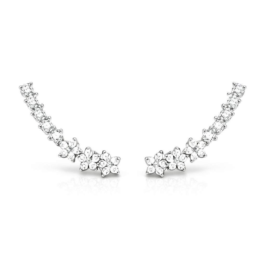 Timeless Floral Earrings - Eliza-Warszawa