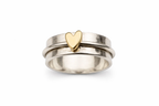 Timeless Heart Dangle Ring