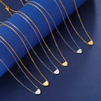 Timeless Heart Initial Choker Necklace