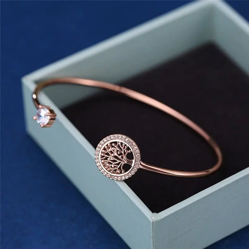 Timeless Tree of Life Adjustable Bracelet - Eliza-Warszawa
