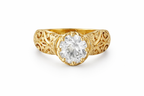 Timeless White Zirconia Ring
