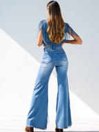 Trendy Retro Tassel Flared Jeans - Eliza-Warszawa