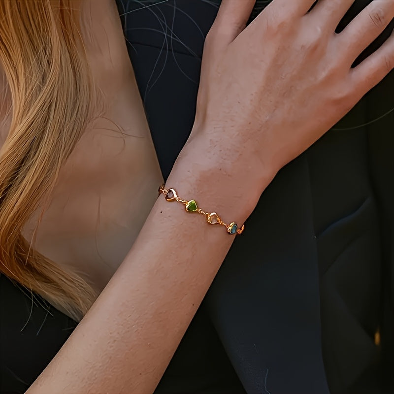 Unique Heart-Shaped Bracelet - Eliza-Warszawa