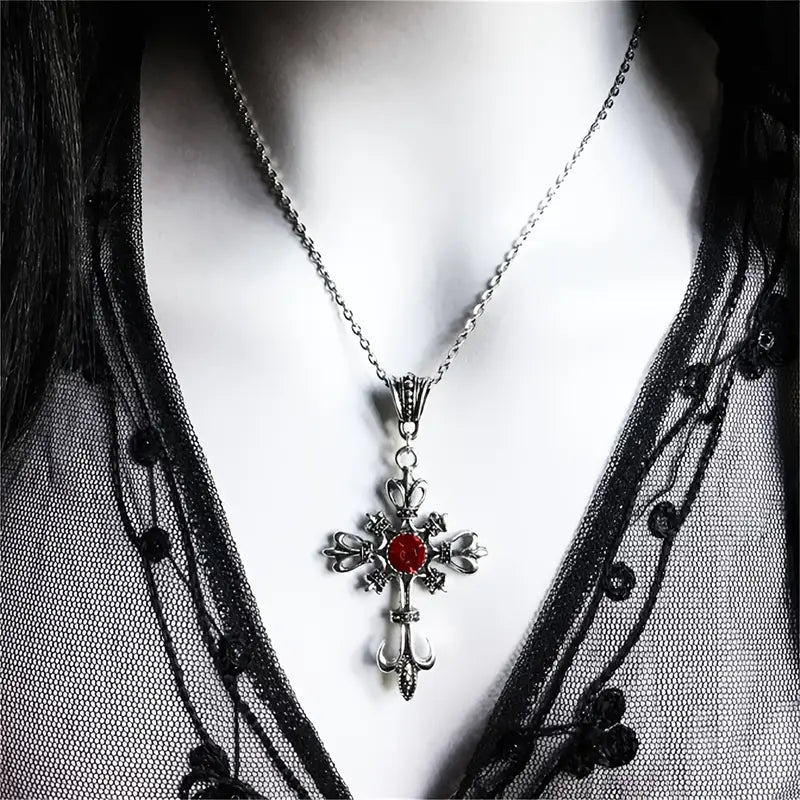 Veldrith Noirelle Necklace | White Gold - Eliza-Warszawa