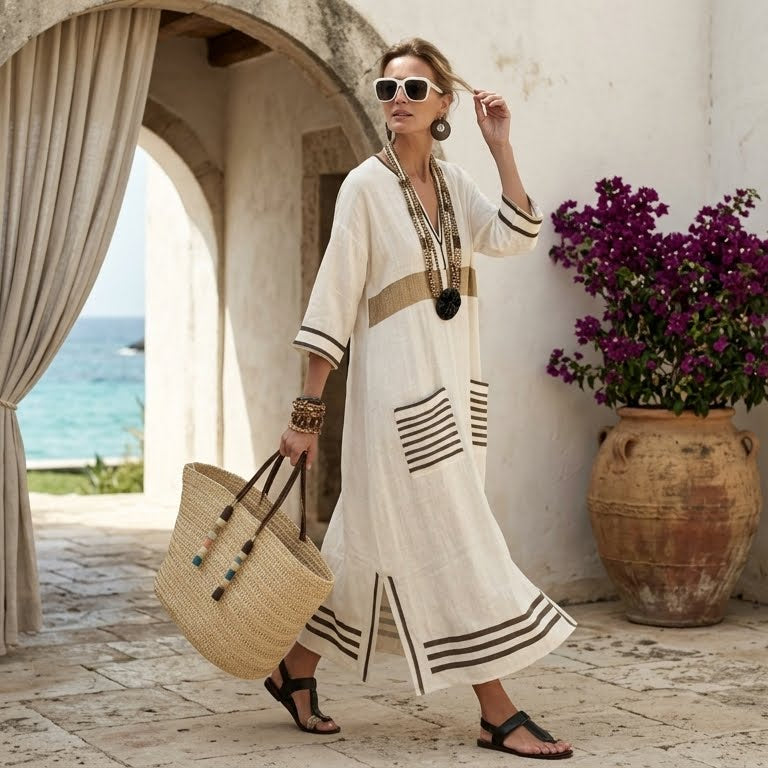 Vera | Elegant Maxi Dress - Eliza-Warszawa