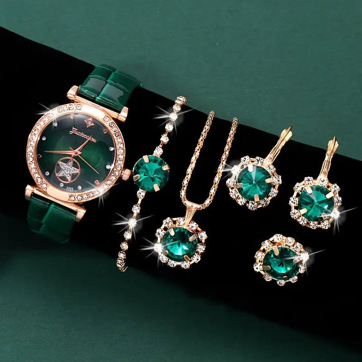 Verdantra Timecourt Jewelry Set | Gold - Eliza-Warszawa