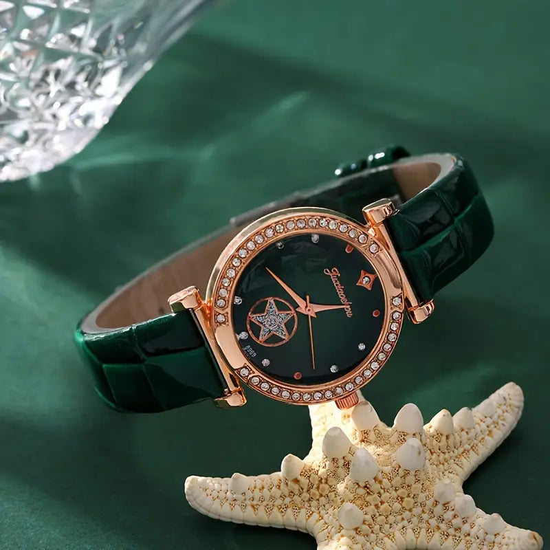 Verdantra Timecourt Jewelry Set | Gold - Eliza-Warszawa