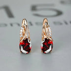 Veressa Ruberine Earrings | Gold - Eliza-Warszawa