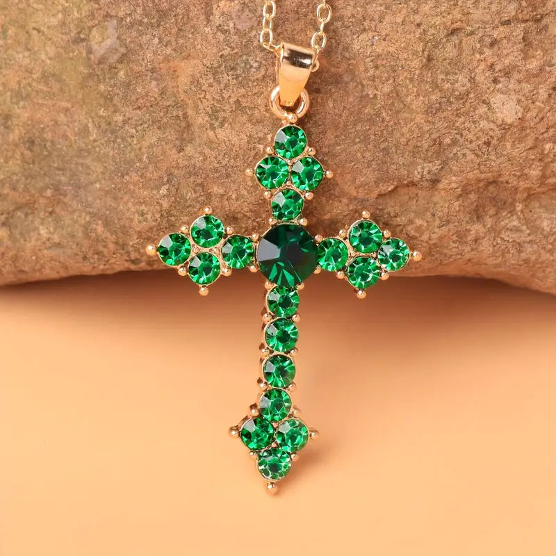 Veridienne Croixheart Necklace | Gold - Eliza-Warszawa