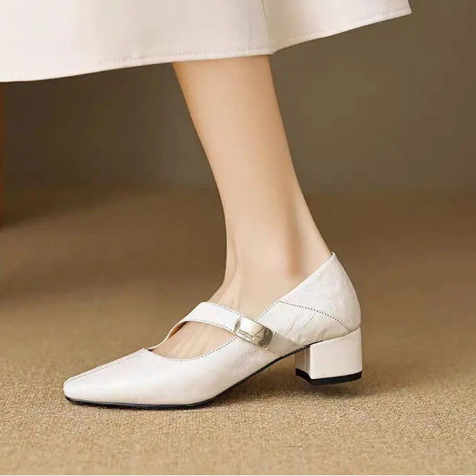 Verona Buckle Heels - Eliza-Warszawa