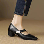Verona Buckle Heels - Eliza-Warszawa