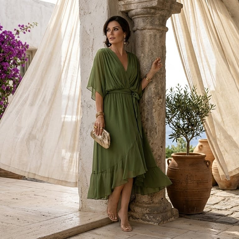 Veronica | Elegant Summer Dress - Eliza-Warszawa