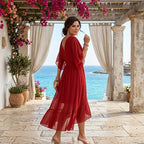 Veronica | Elegant Summer Dress - Eliza-Warszawa
