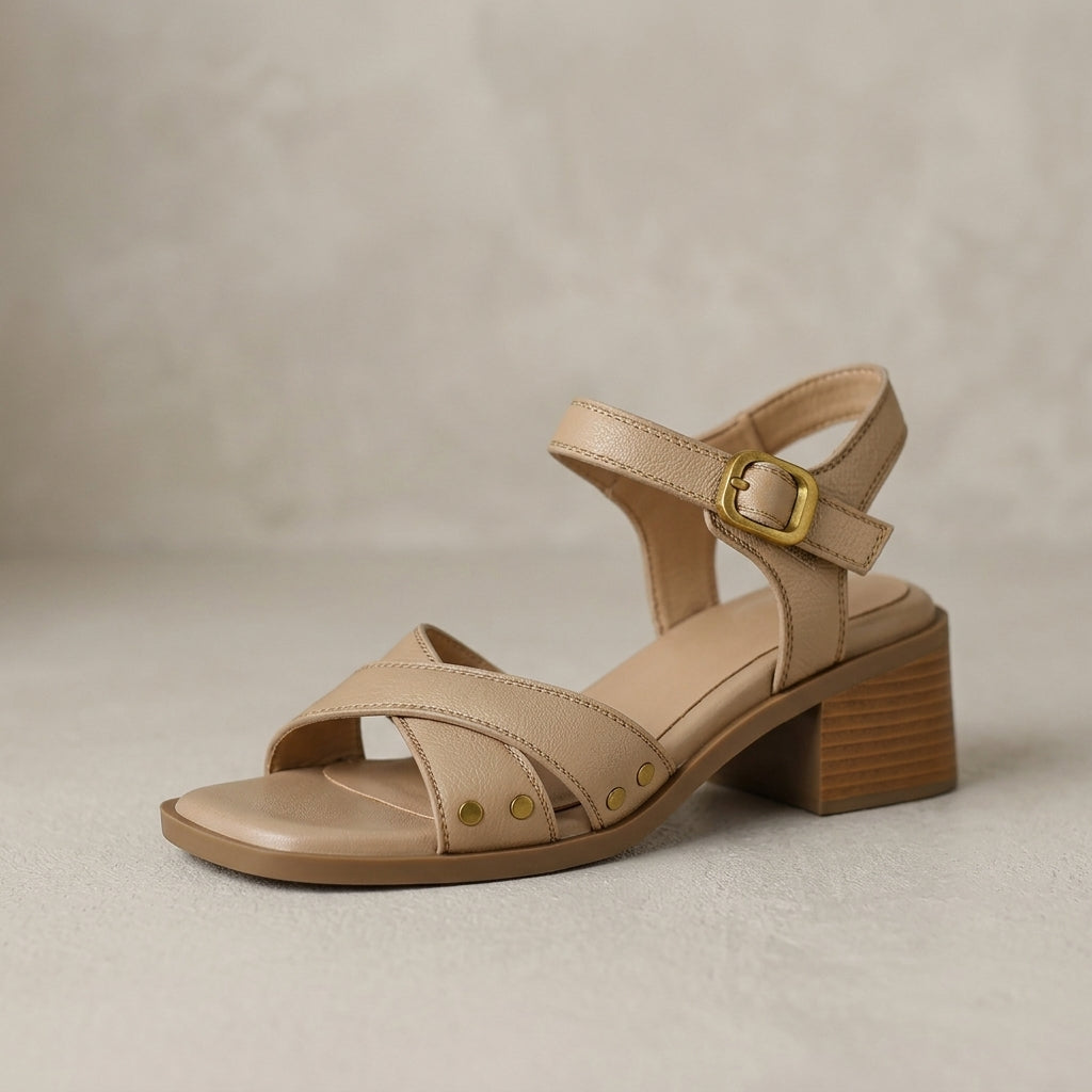 Victoria Block Heel Sandals - Eliza-Warszawa