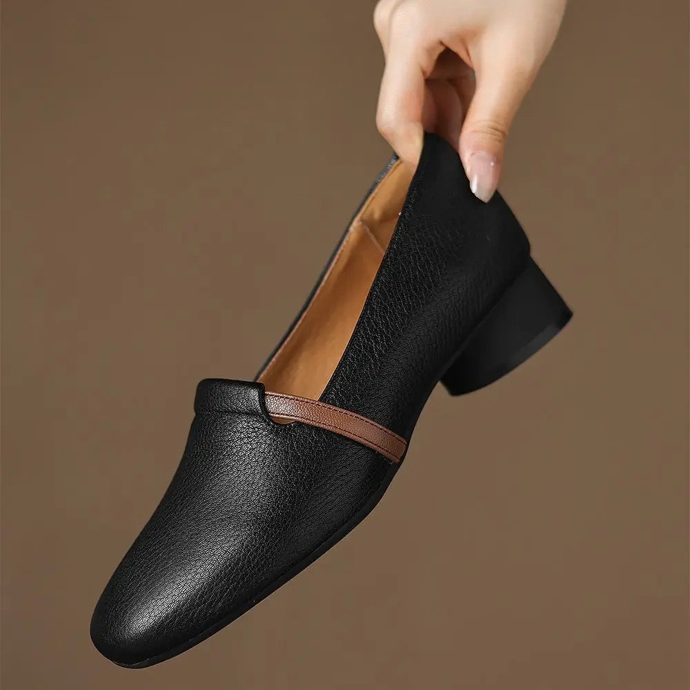 Vienna Leather Heels - Eliza-Warszawa