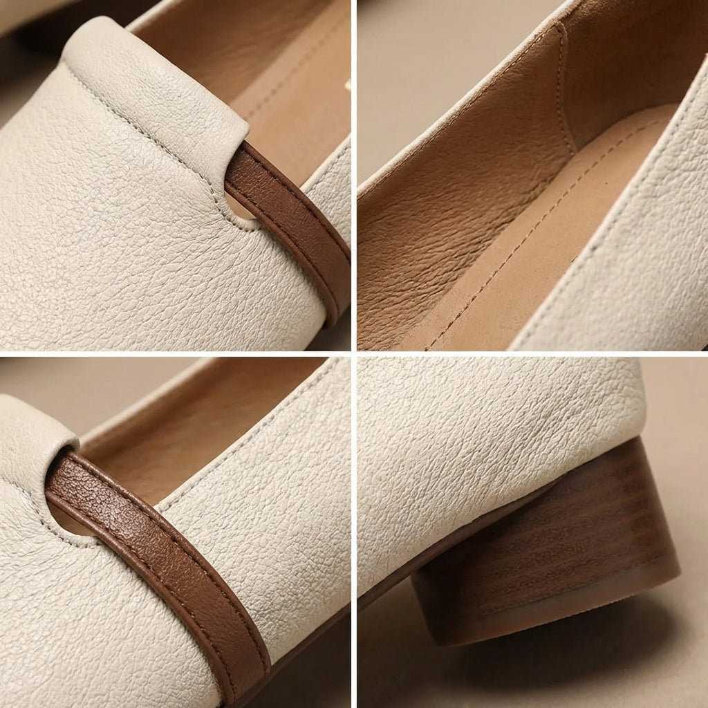 Vienna Leather Heels - Eliza-Warszawa