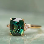 Vintage-Inspired Gemstone Gold Ring - Eliza-Warszawa