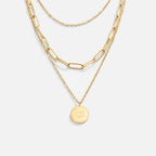 Vintage Coin Layer Necklace