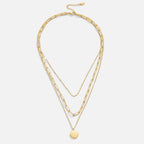 Vintage Coin Layer Necklace