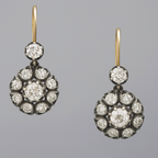 Vintage Gemstone Drop Earrings