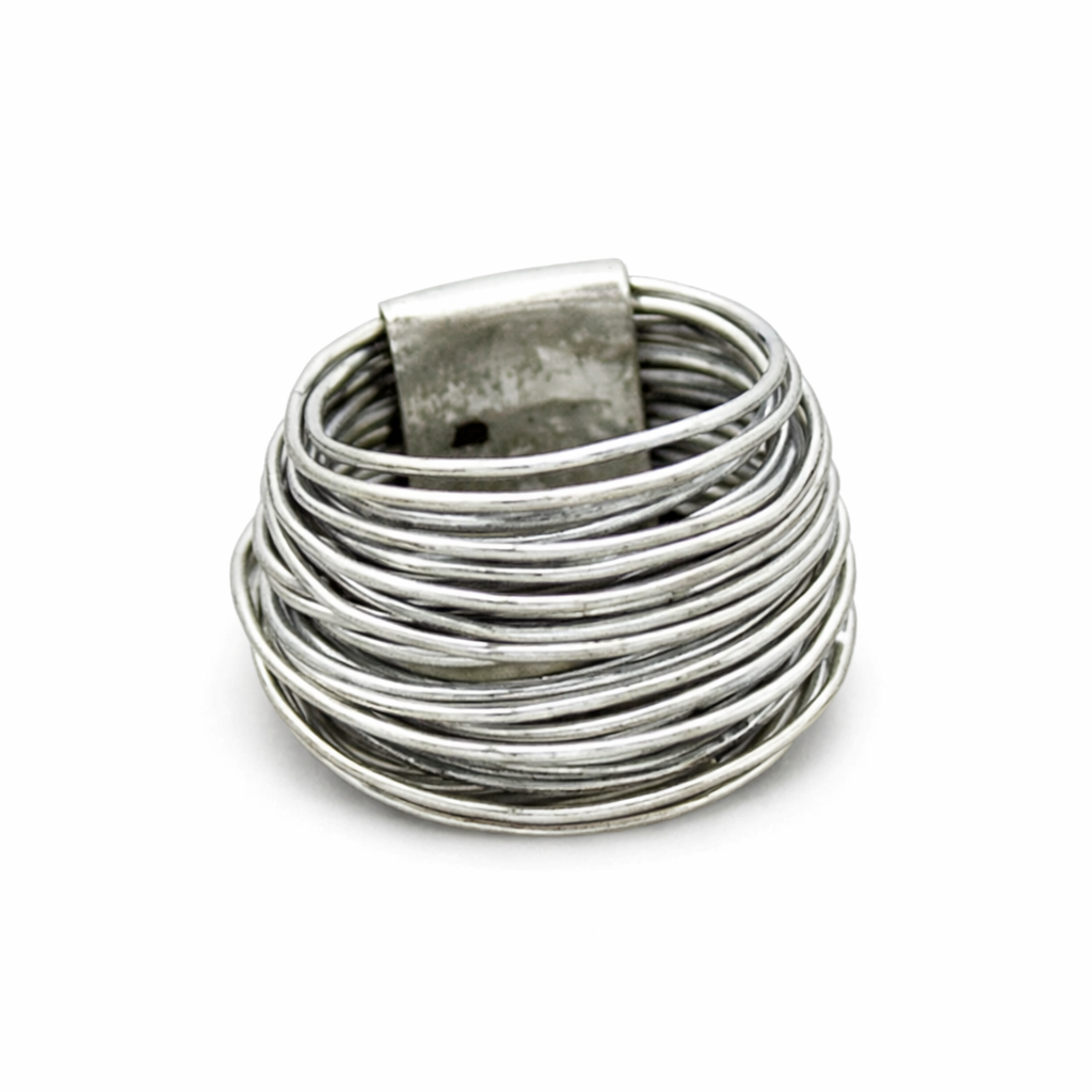 Vintage Layering Silver Ring