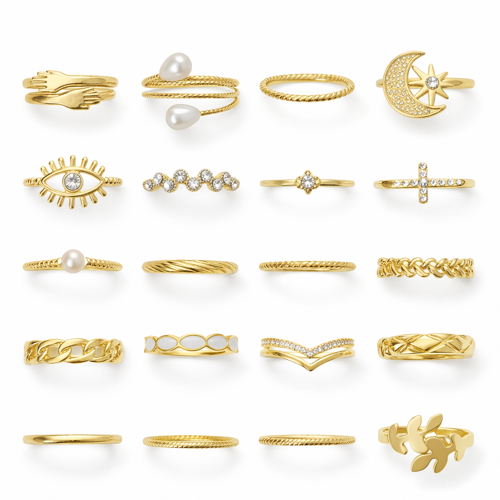Vintage Mix & Match Ring Set
