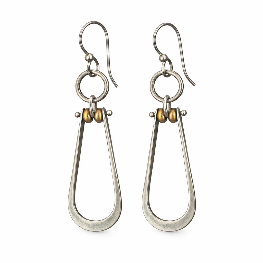 Vintage Silver Dangling Earrings