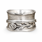 Vintage Silver Flower Ring