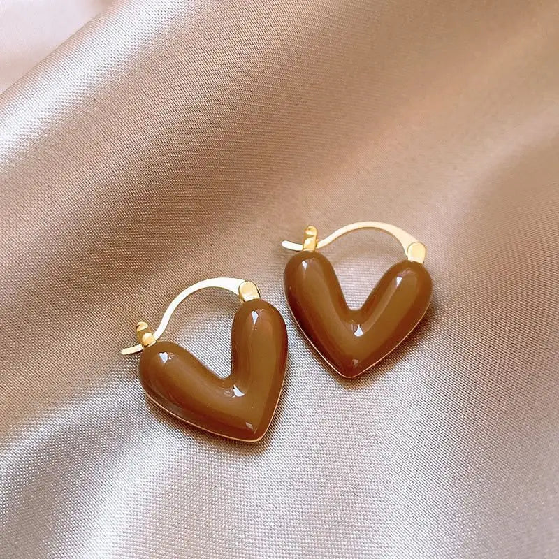 Vintage U-Shaped Hoop Earrings - Eliza-Warszawa