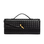 Violetta braided clutch bag - Eliza-Warszawa