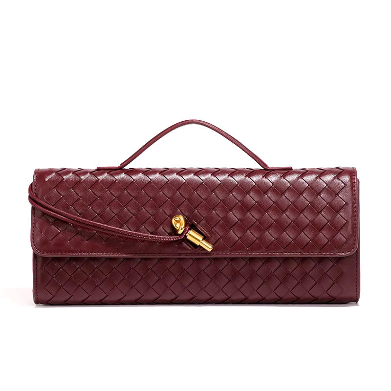 Violetta braided clutch bag - Eliza-Warszawa
