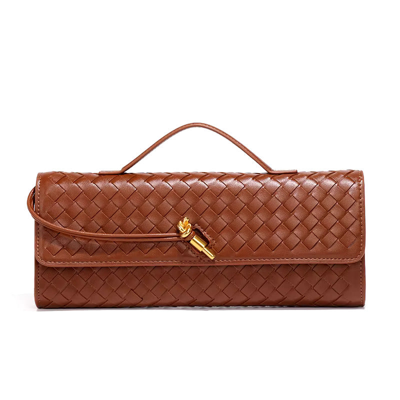 Violetta braided clutch bag - Eliza-Warszawa
